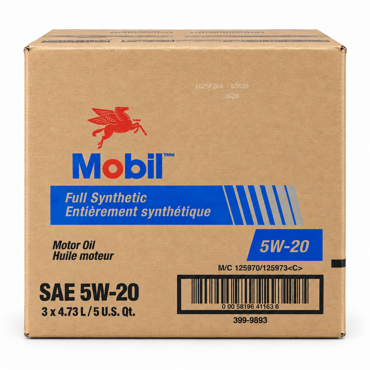 Mobil Full Synthetic CASE (3 x 5L)